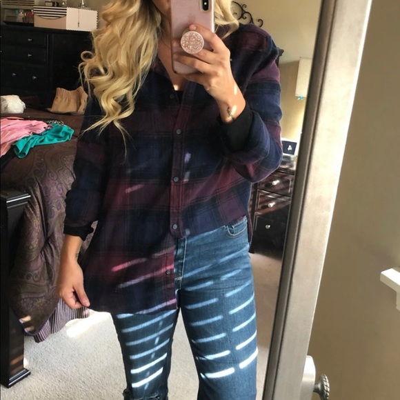 American Eagle boyfriend flannel - Picture 3 of 5